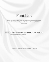 M&B Signature Checkers