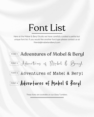 Glass Tumbler - Personalised