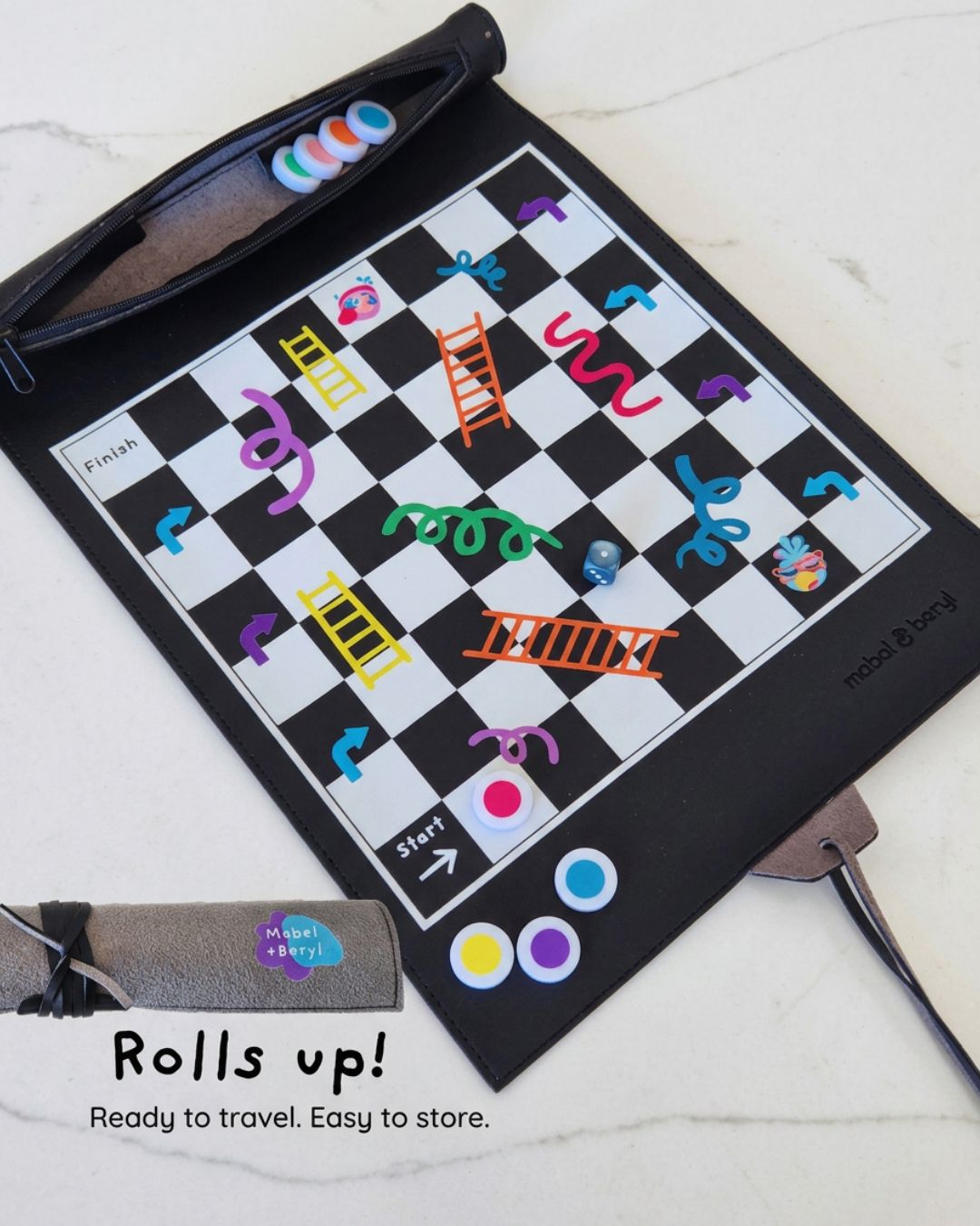Snakes & Ladders: Fast & Slow Travel Roll